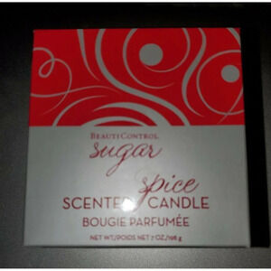 BeautiControl Sugar & Spice Bougie Parfumee Retired  7 oz Candle NEW